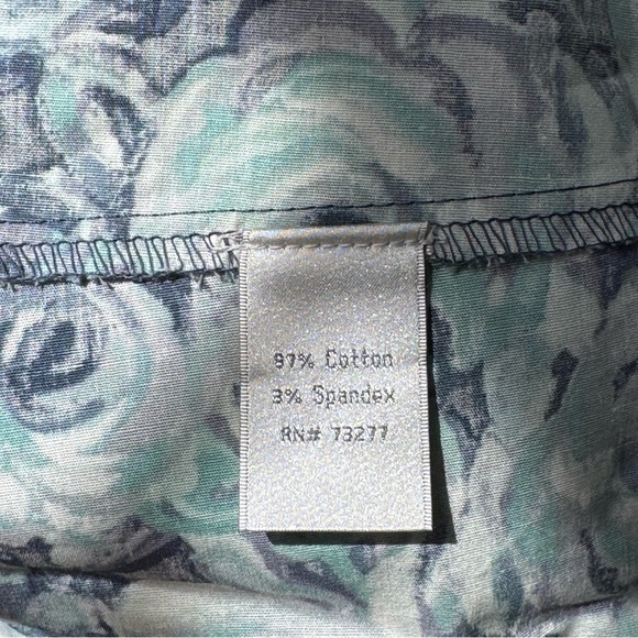 LC Lauren Conrad Blue and White Embellished Tie Front Mini Dress - Picture 8 of 11